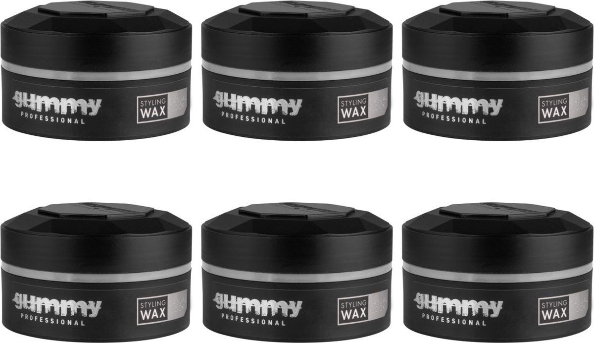 Gummy Styling Wax Casual Look - 6 stuks - 9504878428269