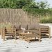 Maison Exclusive - Salon de jardin 8 pièces avec coussins, couleur taupe, en bambou