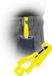 Glove-Clip02_Y Senseca Germany GmbH Grijper voor werkhandschoenen aan broekband - Geel