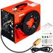 VEVOR Compresseur PCP portable, 350W, compresseur de plongée, compresseur d'air haute pression 1,5L, 8mm, compresseur multifonctionnel mobile, 2700 tr/min, compresseur silencieux avec arrêt automatique, compresseur d'air respirable 4500 Psi, 220V AC