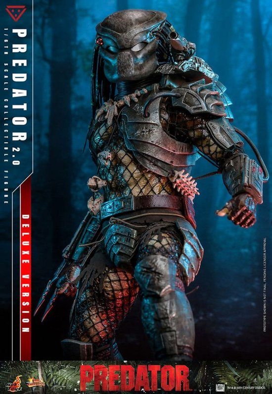 Hot Toys Predator Action Figure 1/6 Predator (2.0) Deluxe Version 34 cm