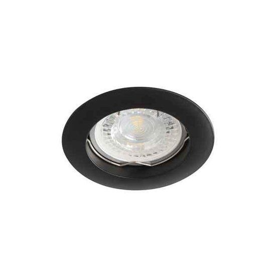 Kanlux VIDI Inbouwspot Rond Zwart | GU5.3 | Aluminium | 7.9 cm