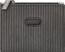 Fossil Andrew Zip Card Case Gris plomb