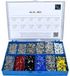 Vogt Verbindungstechnik Vogt 4015 Assortiment adereindhulzen - Zilver, Wit, Grijs, Rood, Zwart, Blauw, Geel 3650 stuk(s)