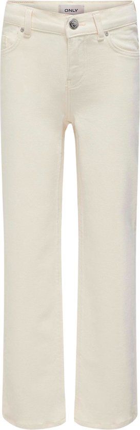 ONLY KOGJUICY WIDE LEG DNM CRO NOOS Meisjes Jeans - Ecru - Maat 128