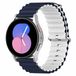 By Qubix Qubix Ocean Style bandje - Donkerblauw / wit - Geschikt voor Xiaomi Redmi Watch 5 Active / Redmi Watch 5 Lite