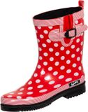 Bockstiegel Regenlaarzen Dorin-K Rood/Multicolor