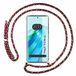 Tumundosmartphone Transparante beschermhoes voor Huawei Honor Magic 5 Lite 5G met koord roze/goud