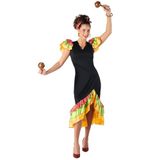 Boland - Kostuum voor dames Spaanse danseres | Hoofdband, jurk, carnaval en themafeest, Spaanse dame, flamenco