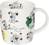 Könitz Becher Asterix - Snif! Snif! Mok, Keramiek, Wit groen geel, 350 ml