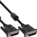 InLine DVI-D kabel, digitaal 24+1 male / male, dual link, 2 ferrieten, 3m