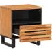 Acacia Table de chevet en bois massif 40x34x46 cm
