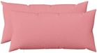 vidaXL - Kussensloop - 2 stuks - HEERLEN - Roze - 40 x 70 cm - Katoensatijn