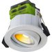 Luceco FType Mk2 4W/6W 690lm Verandering en CCT 3000K Dim2Warm of 4000K IP20 Wit - Verstelbaar