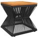 Acaciahout Table basse avec fil 38x38x38 cm