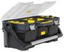STANLEY Gereedschapskoffer 24'' - Zwart, Transparant