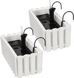 Prosperplast Balkonbak - Wit - 38 cm