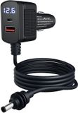 MMOBIEL Car Adapter voor Starlink Mini – 12V–24V Sigarettenaansteker naar DC Stroomkabel met LCD Display, 3 m, Dubbele USB-C & USB-A Poorten (33W)