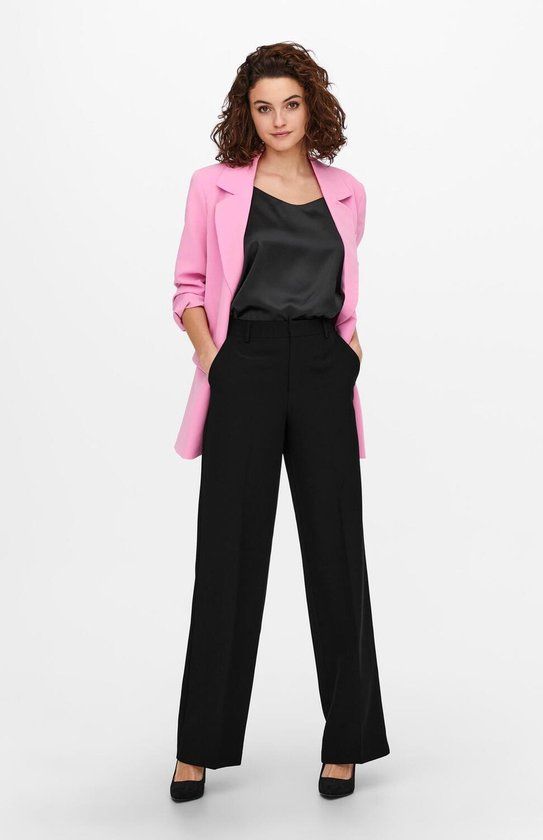 ONLY ONLBERRY Wide Leg Pant - Black - Women's W40/L32