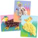 Djeco Collage jouet avec laine et velcro - set créatif avec chapeau