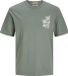 Jack & Jones T-shirt Jorpalm Back Tee Ss Crew Neck Dut 12257949 Laurel Wreath Hommes Taille - XL