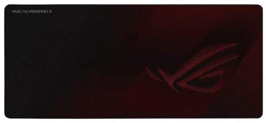 Asus ROG Strix Scabbard II - Muismat - Zwart, Rood