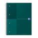 Oxford International schrijfblok A4+ 80 vel Donkergroen