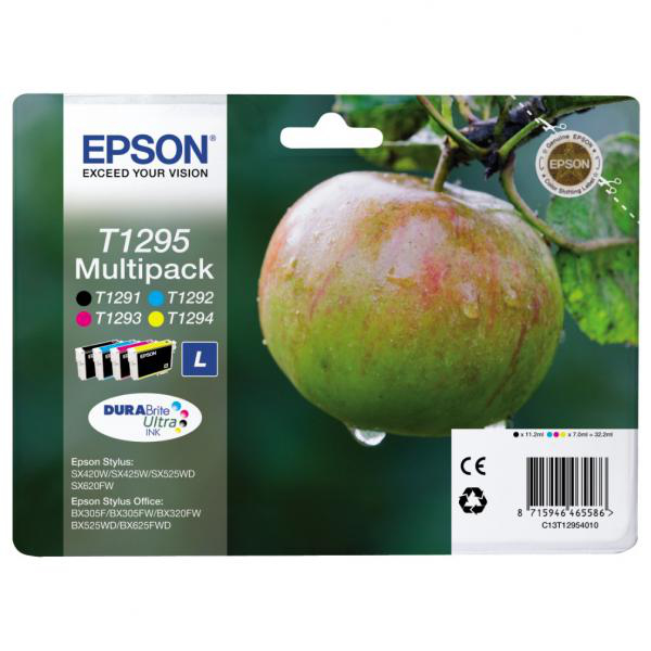 Epson Apple Multipack 4-kleur T1295 DURABrite Ultra Ink single pack / cyaan, geel, magenta, zwart