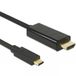 Allteq ALTQ-USBC-HDMI-B-1 video kabel adapter 1 m USB Type-C HDMI Type A Zwart