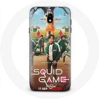 Maniacase Hoesje voor Samsung Galaxy j7 2017 Squid Game Series spelers soldaten pop