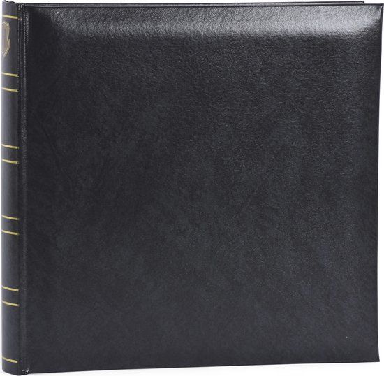Henzo Basicline Photo Album - 60 White Pages - Black Cover