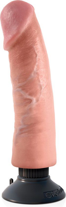 King Cock Pipedream King Cock Vibrating Cock 9 Inch Flesh