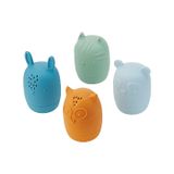 Tickit Silisoft Dierlijke Waterspuiters (Neutrale Kleuren), Pk4