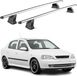 Opel Aluminium dakkap voor Opel Astra G hatchback/stationwagen, bouwjaar 1998-2004, met bevestiging via T-gleuf, 2-delig, zilverkleurig