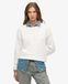 Superdry Pull en maille essentiel Blanc Taille : 42