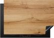 Merkloos KitchenYeah® Inductie beschermer 75x52 cm - Houtlook - Bruin - Hout - Inductiebeschermer