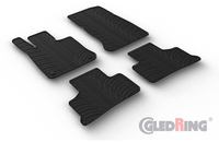 GledRing Rubbermatten passend voor Mercedes GLC (X254) MHEV 2022- (T profiel 4-delig + montageclips)