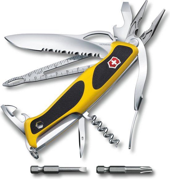 Victorinox Ranger Grip Boatsman - Zakmes - 21 functies - Geel