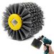 Nylon schuurborstels Grit #80/120 voor houtbewerking