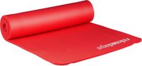 2x tapis de yoga épais - rouge