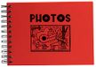 EXACOMPTA - Spiraalfotoalbum Musicart rood