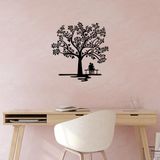 Stijlvol zwart decoratief metalen wandaccessoire, 66 x 69 cm, 100% metaal, 1,5 mm dik, perfect voor moderne woondecoratie en unieke muurkunst