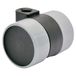 WAGNER Design meubelrol/zwenkwiel - soft - diameter Ø 38 mm, bouwhoogte 40 mm, zwart/grijs, draagkracht 50 kg - Made in Germany - 01020101