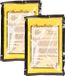 Sac sans marque avec poudre de couleur Holi - 2x - jaune - 100 grammes