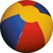 Andere Horsemen's Pride Jolly Mega Ball Cover - 100 cm - Red/Yellow/Blue