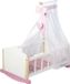 Roba Poppenwieg Meisjes 52 X 50 X 68 Cm Hout Wit/roze 3-delig