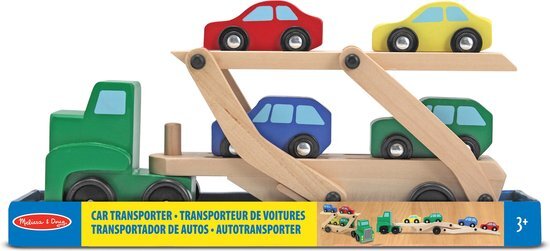 MELISSA & DOUG Houten Auto oplegger