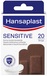 Hansaplast Pleisters Sensitive Strips - Donker