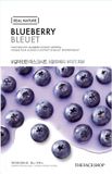 The Face Shop Unisex Real Nature Blueberry gezichtsmasker, 10 stuks á 20 g