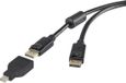 Renkforce RF-3424506 DisplayPort-kabel Mini-displayport / DisplayPort Adapterkabel Mini DisplayPort-stekker, DisplayPort-stekker 1.80 m Zwart
